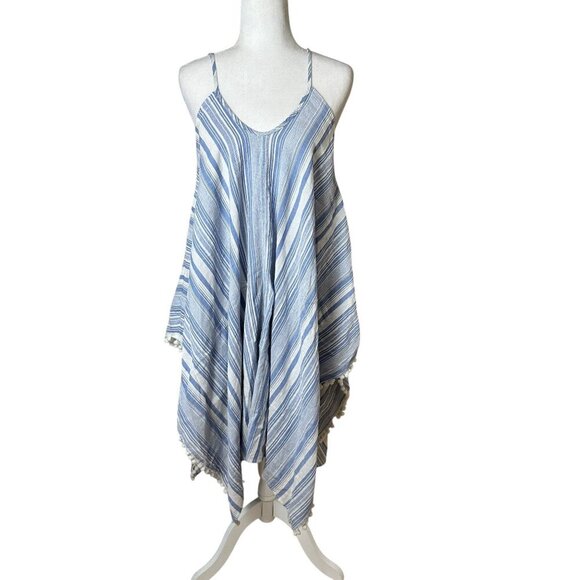 GOA Beachwear by Japna Coverup Beach Dress with Fringe - Picture 1 of 12